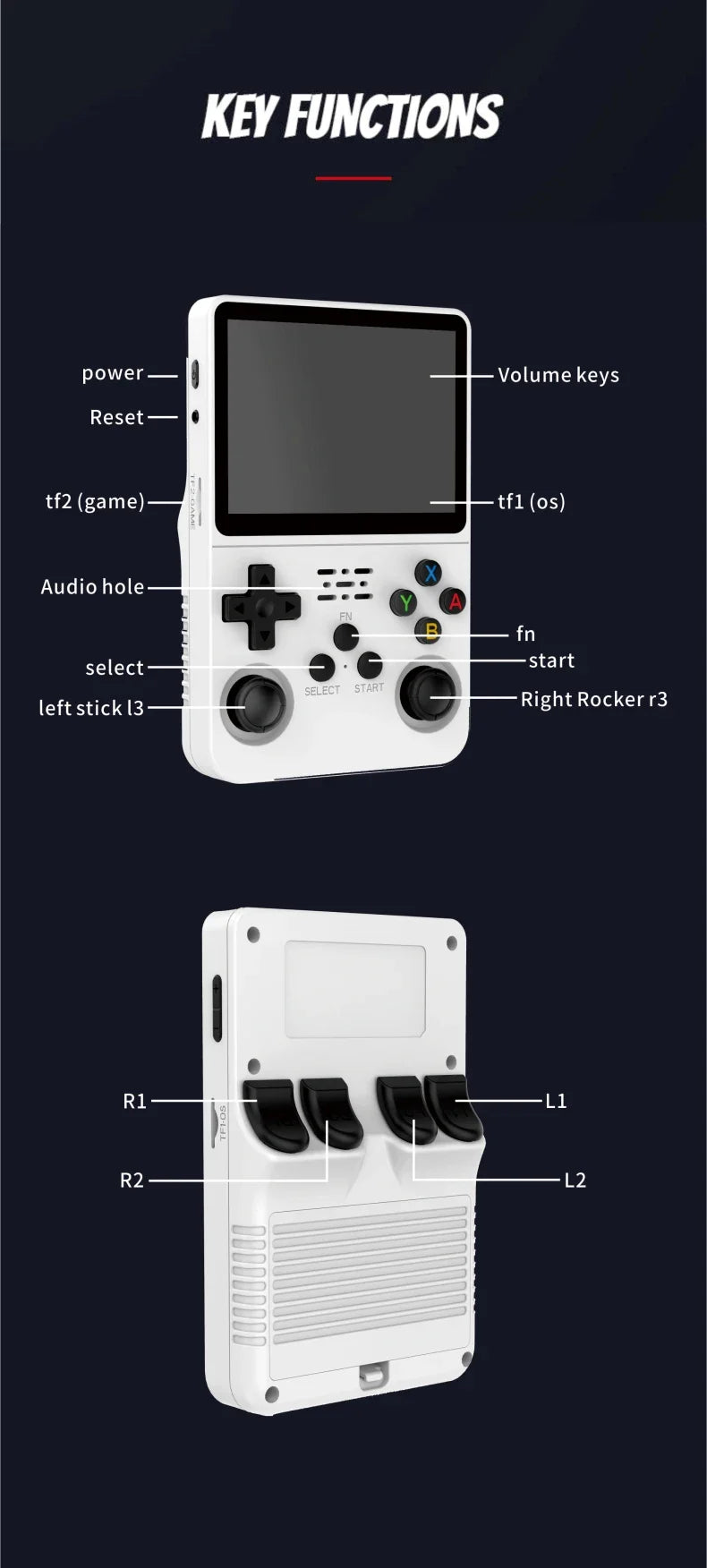 NEW R36S Retro Portable Handheld Game Console