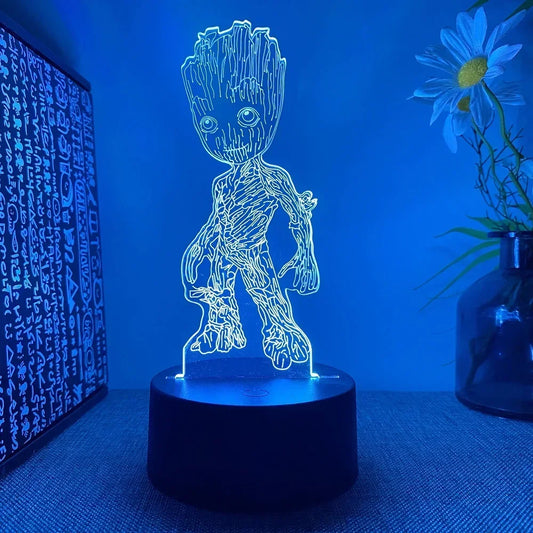 P4 -  Groot 3D LED Desktop Lamp