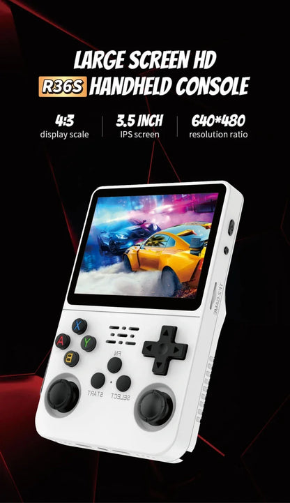 NEW R36S Retro Portable Handheld Game Console