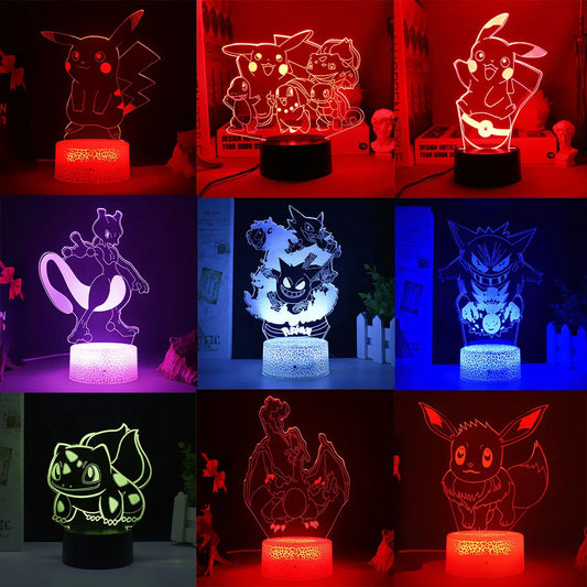 P3 - Pokemon 3D Led Lamp